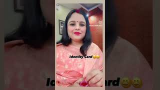 Identity card karwachauthkipooja karwachauthkavrat comedy funny [upl. by Barber]