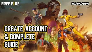 Complete Walkthrough of Free Fire  How to Install Download amp Create Account Free Fire [upl. by Nonnerb]