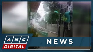 LOOK Strong winds floods as Julian lashes parts of northern Luzon  ANC [upl. by Yggep]