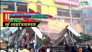 Detikdetik kepanikan warga saat gempa mengguncang palu  28 September 2018 [upl. by Forester]