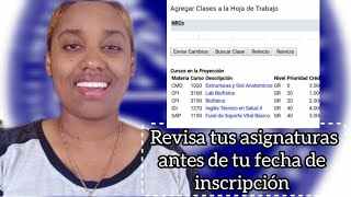 Selección de asignaturas UASD  Seleccionar con código [upl. by Malet]