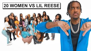 20 WOMEN VS 1 RAPPER LIL REESE [upl. by Ativak]