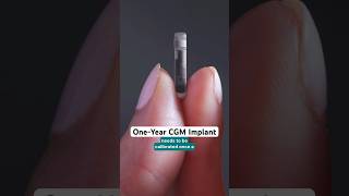 The implantable CGM from Eversense will last 1 year type1diabetes t1d diabetes [upl. by Anaujal342]