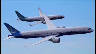 Boeing 78710 Dreamliner and 737 MAX 9 Fly Together in Dramatic Display [upl. by Nala721]