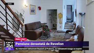 Pensiune din București devastată de Revelion Proprietar „Pagubele se ridică la 2030000 de euro” [upl. by Navlys520]