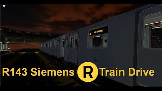 Roblox PTA Callaghan Lines RARE R143 Siemens R Train Drive From 74 St Cadland Bway  Myrtle Av [upl. by Muhan]