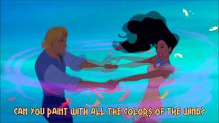 Pocahontas  Colors of the Wind  Lyrics [upl. by Anayt]