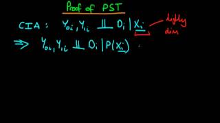 Propensity score theorem proof  part 1 [upl. by Onder106]