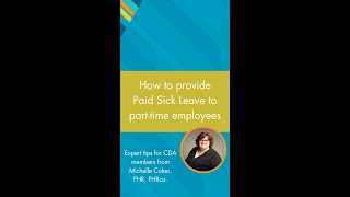 How to provide Paid Sick Leave to parttime employees [upl. by Irelav953]