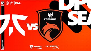 4K DPC 2021 SEA  TNC vs Fnatic  Game 1 [upl. by Bertelli9]