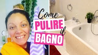 MOTIVATIONAL CLEANING COME PULIRE A FONDO IL BAGNO  COME PULIRE IL BOX DOCCIA DA CALCARE E MUFFA [upl. by Hamner]