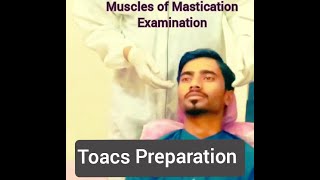 Muscles of mastication examination [upl. by Ahsoem]