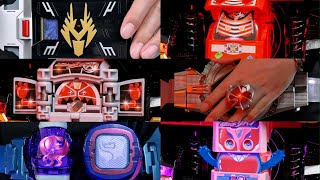 ゴチゾウと変身音比較 龍騎・ウィザード・リバイ【仮面ライダーガヴ】TransformationSound Comparison RYUKI WIZARD GAVV  KamenRiderGAVV [upl. by Aimerej]