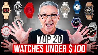 The 20 Best Watches Under 100  2024 Edition [upl. by Refennej]