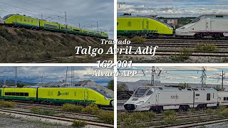 Traslado renfe s730  Talgo Avril 162001 Adif Las Matas 261024 [upl. by Hauger546]