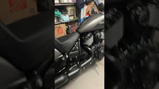 Indian Chief Bobber Dark Horse indianChief indianmotorcycle [upl. by Mairb630]