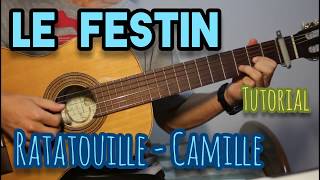 Le Festin Camille  Ratatouille  Guitar  Tutorial [upl. by Adnahcir]