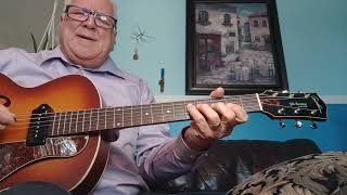 Godin 5th Avenue playing 12 bar blues kind of [upl. by Norman]