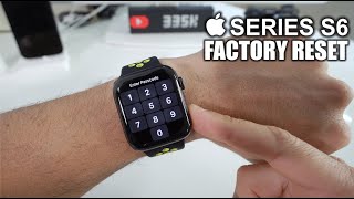 How To Hard Reset your Apple Watch Series 6  Factory Reset [upl. by Porett734]