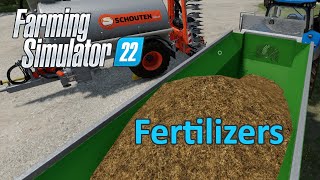 Farming Simulator 22 Tutorial  Fertilizers Liquid Solid Slurry Manure Digestate [upl. by Ardnama]