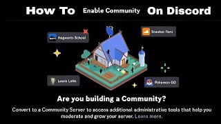 how to enable community on discord mobile [upl. by Aihsekat717]