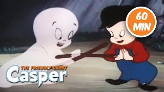 1 Hour Compilation  Casper The Friendly Ghost  Full Episode Collection  Cartoons For Kids [upl. by Einamrej]