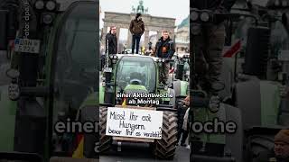 Protest von Landwirten wirkt Ampel nimmt Teil der Kürzungspläne zurück [upl. by Mogerly818]