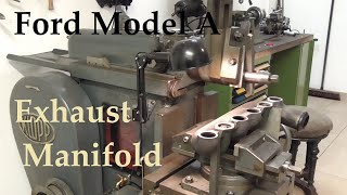 Surfacing Ford Model A Manifold on a Shaper [upl. by Nonnaihr39]