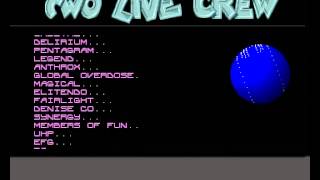 Amiga Cracktro  Uridium 2  Two Live Crew 1993 [upl. by Sibyl]