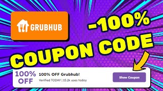 Use This Grubhub Promo Code for FREE Food Grubhub Promo amp Coupon Code 2024 [upl. by Ellebyam570]