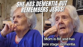 Woman with dementia Remembers Jesus [upl. by Nae]