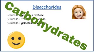 Carbohydrates  Monosaccharides and Disaccharides [upl. by Ordnassela]