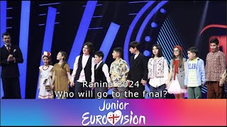 The 5 Ranina SEMI FINAL FINALISTS  JESC 2024 Georgia [upl. by Uria253]