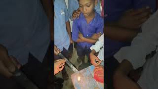 Transfer of heat demonstration in class 7 sakshamtv activitybasedlearning [upl. by Rocco]