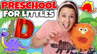 Preschool Videos  Toddler Learning Videos  Circle Time Phonics Colors Numbers  Dinosaur Class [upl. by Allenaj]