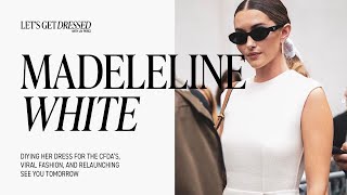 madeleinewhite on DIYing Her Dress for the CFDAs Viral Fashion and Relaunching See You Tomorrow [upl. by Curt]