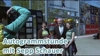 Überraschungsgast Sepp Schauer in der Bavaria Filmstadt [upl. by Lepper152]