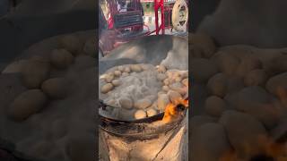 ⚡⚡ Sand Potatoes Making Process⚡⚡ shorts telugufoodie esangathulu streetfood foodie omelette [upl. by Kcod926]