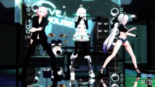 【MMD】Wave  Haku VY2 Piko【KARA】 [upl. by Sihun]