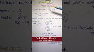 Coordinate BondsChemistry  Chapter 3Chemical Reactions amp Bonds  Lec17 Part2 [upl. by Ahtiuqal66]