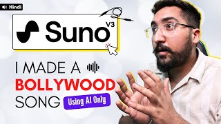 Suno AI Tutorial  I Made a Bollywood Hit Using Suno AI v3 Shocking Results [upl. by Annait]