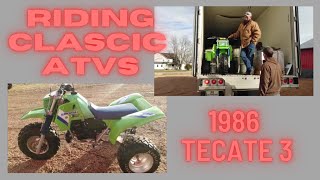 Riding a classic three wheeler 1986 Tecate 3 first run [upl. by Hayyim]