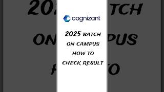 Cognizant Results cognizant interview campusplacementdrive coding placements hiring itjobs [upl. by Neenaej]