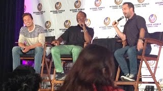 Captain America The Winter Soldier  Sebastian Stan and Anthony Mackie Panel WWCCC [upl. by Silliw]