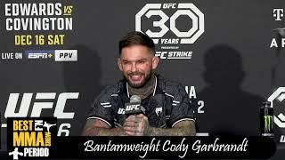 Cody Garbrandt UFC 296 Post Fight Interveiw [upl. by Arimay]