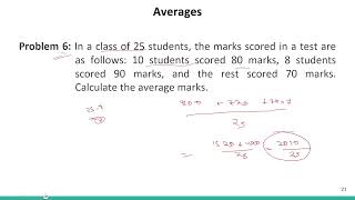 Practice Problems on Averages Part 3 SATHEELAW swayamprabha clat [upl. by Gnahk]