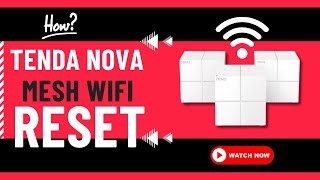 Tenda Nova Mesh WiFi Reset wifi reset [upl. by Hsaniva]