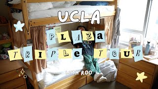 Plaza Triple Dorm Tour  Rieber Vista  UCLA Housing [upl. by Finlay619]