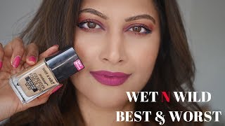 I TRIED WET N WILD MAKEUP FOR THE 1ST TIME  MY BEST amp WORST  TOP DRUGSTORE MAKEUP BROWN SKIN 2019 [upl. by Bradly]