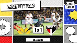 CRICIÚMA 1 X 1 SPFC TRICOLOR JOGA MAL MAS CONSEGUE EMPATE NO FIM EM GOLAÇO ACABOU O ANO JÁ [upl. by Gilead]